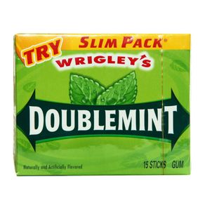 CHICLES-WRINGLEY-15STK-SLIM--DOUB-MINT-CHICL-WRING